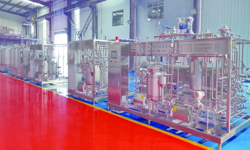 UHT 牛乳生産ラインはどのように機能しますか?